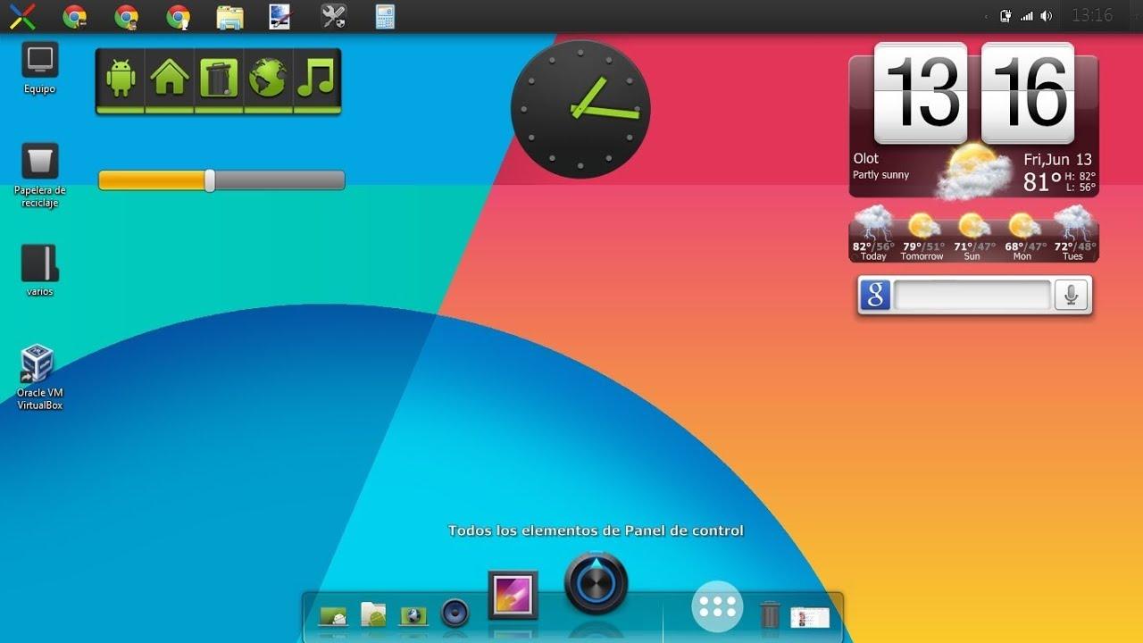 Descargar Android-x86 e ISO