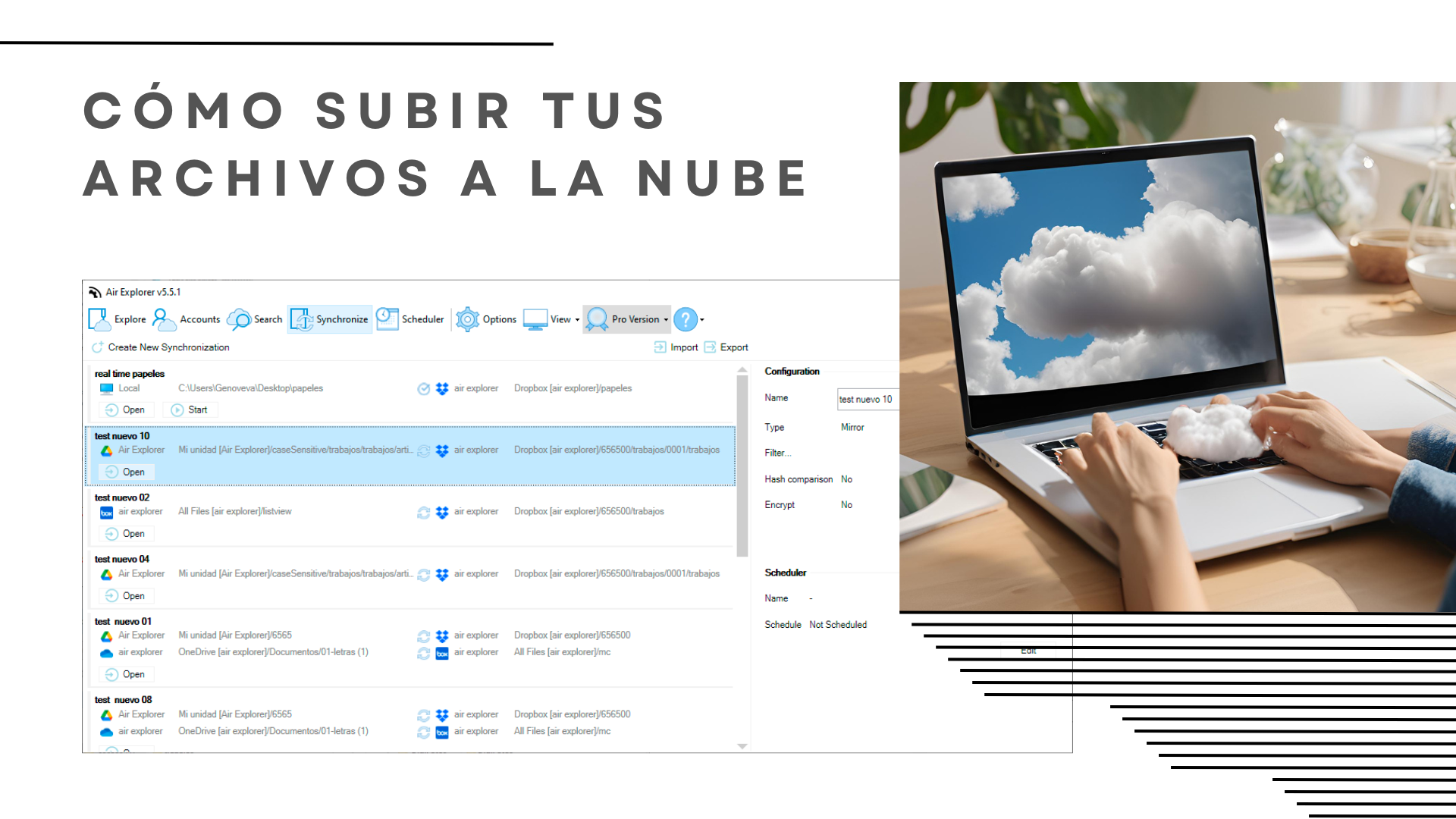 Gestión multi-nube con Air Explorer