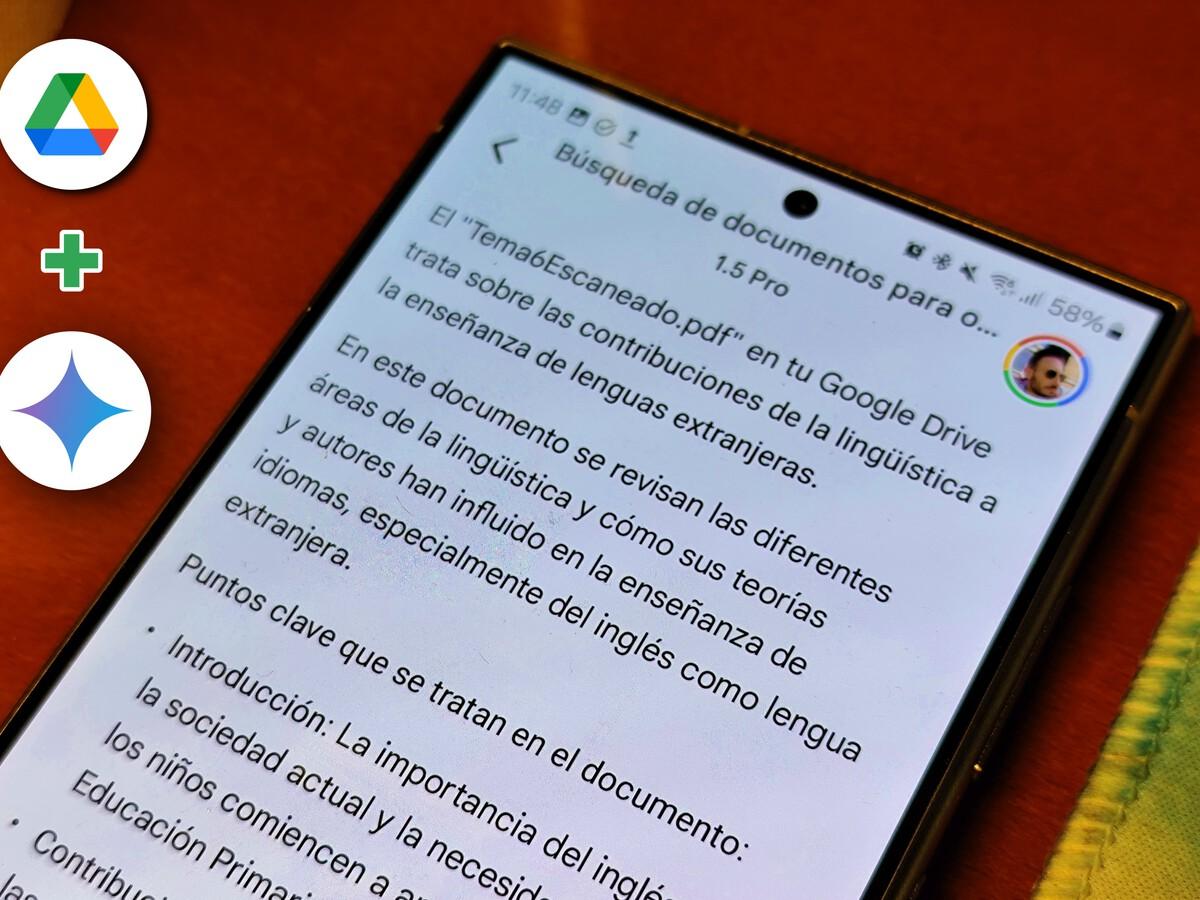 Gemini en Android para resumir y escribir