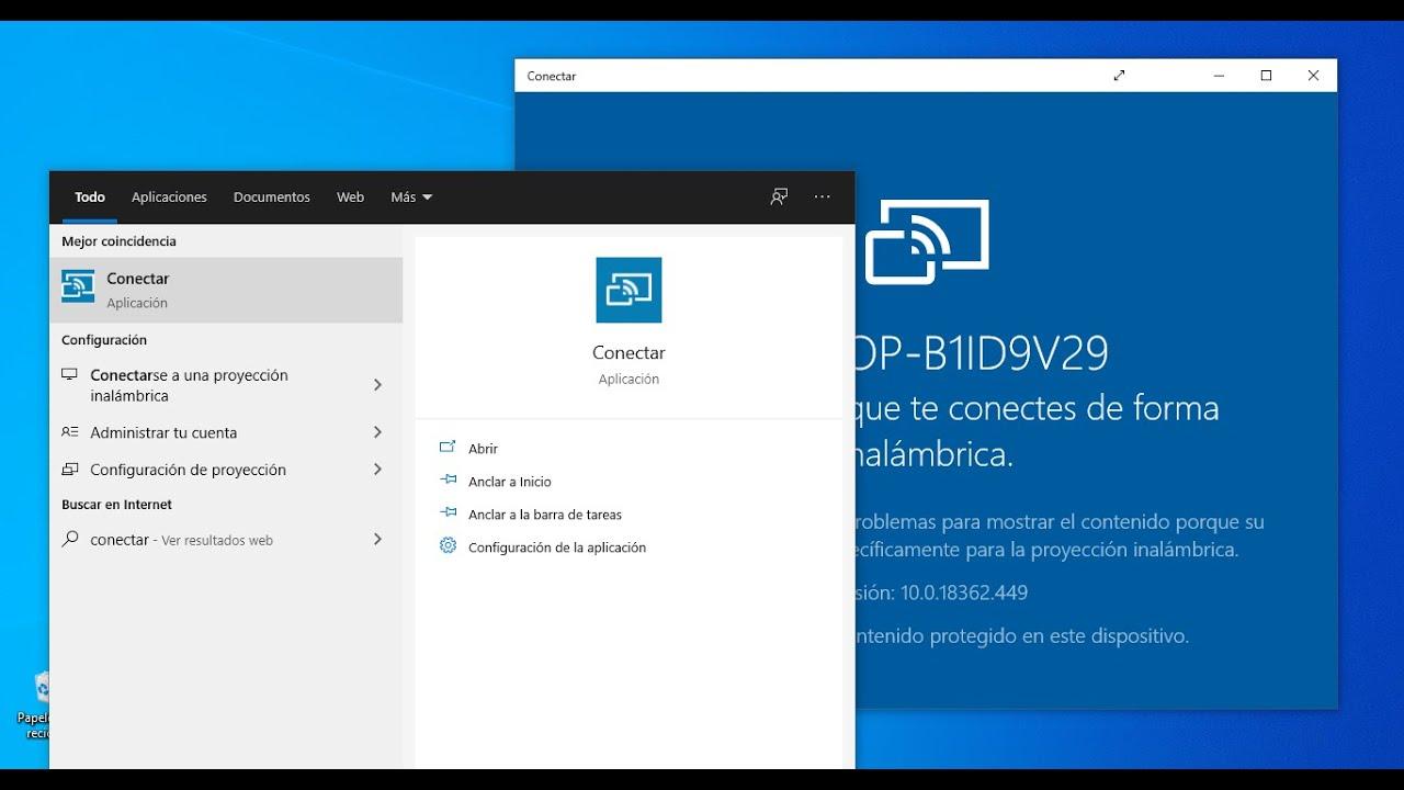 cómo usar Miracast en windows