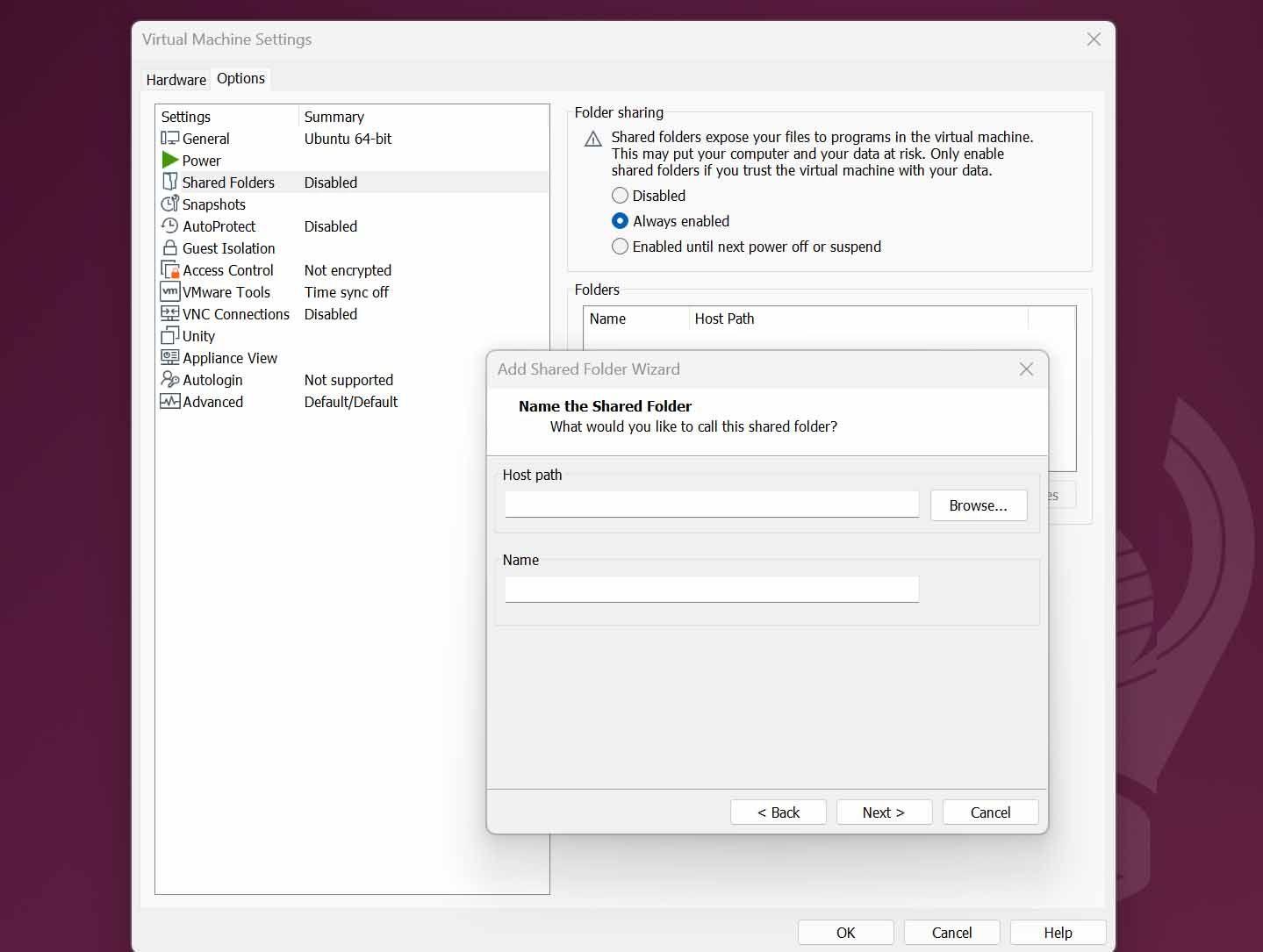 Montaje de carpetas compartidas en Linux