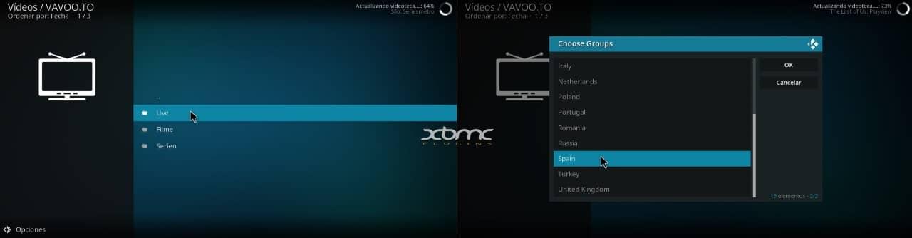 Guía de instalación Vavoo en Kodi