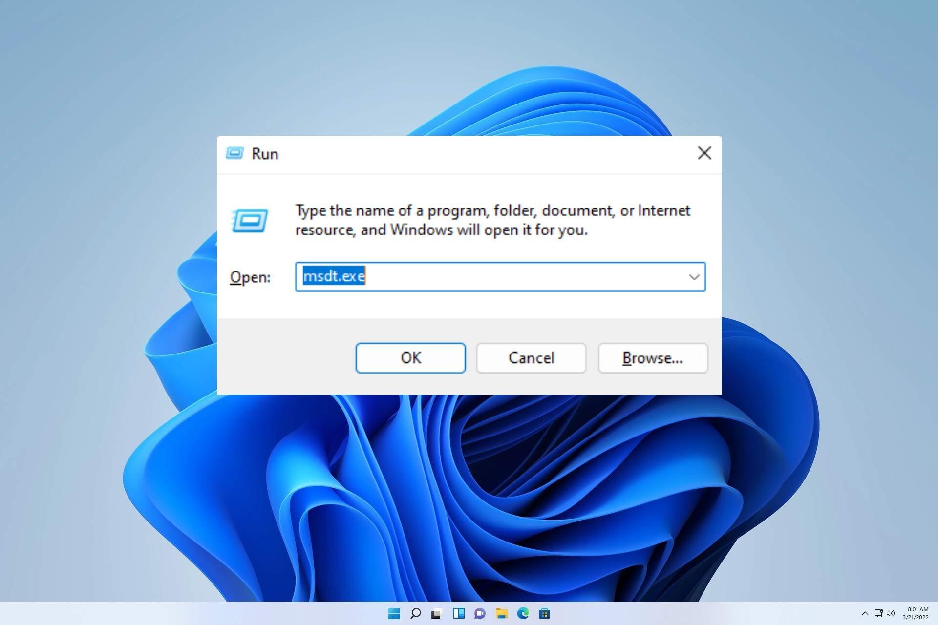 Diagnóstico de dispositivos con msdt.exe