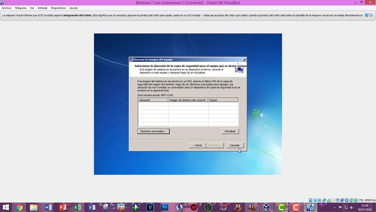 Reparar VBoxSVC en Windows