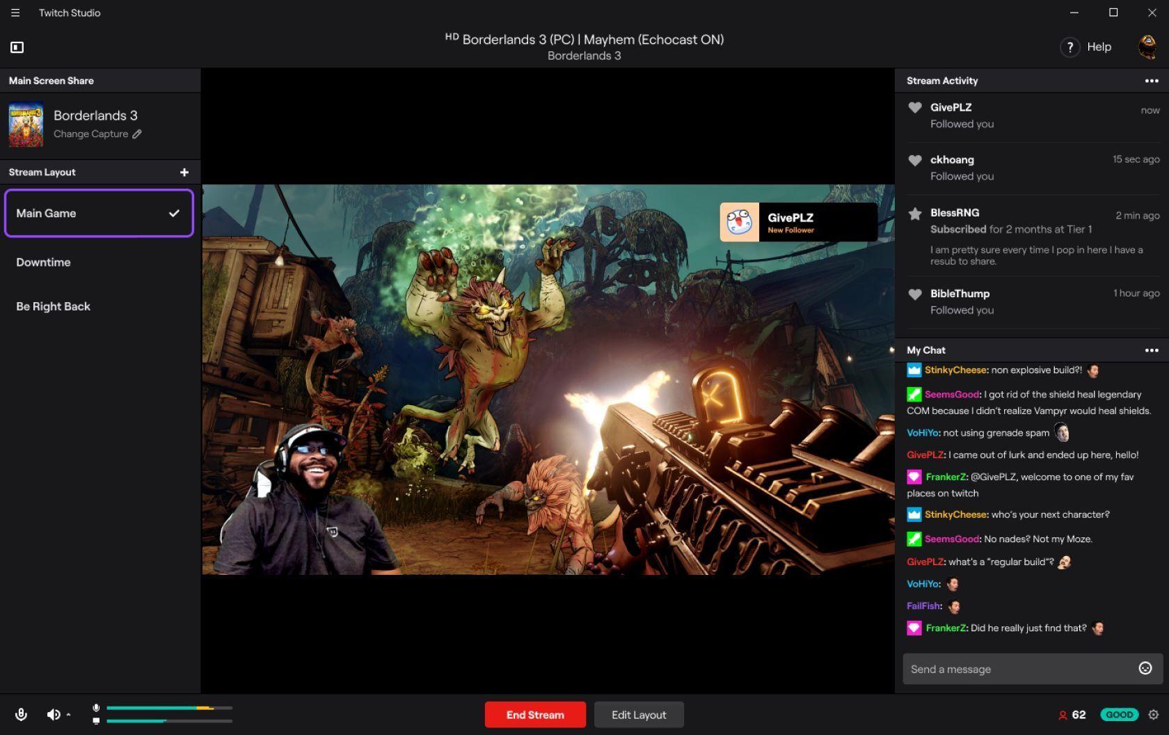 Ventajas de Twitch Studio