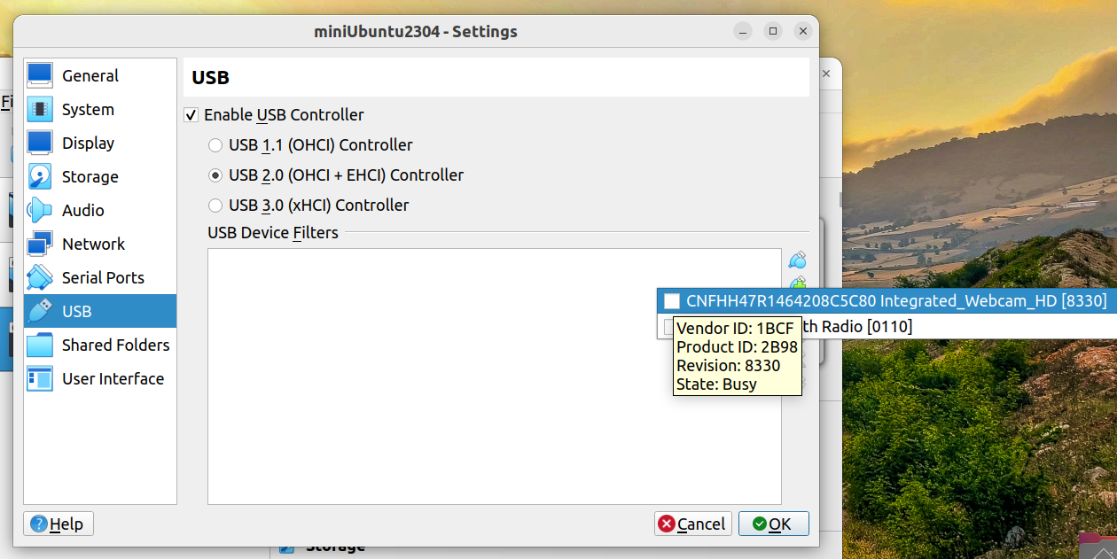 usb vb