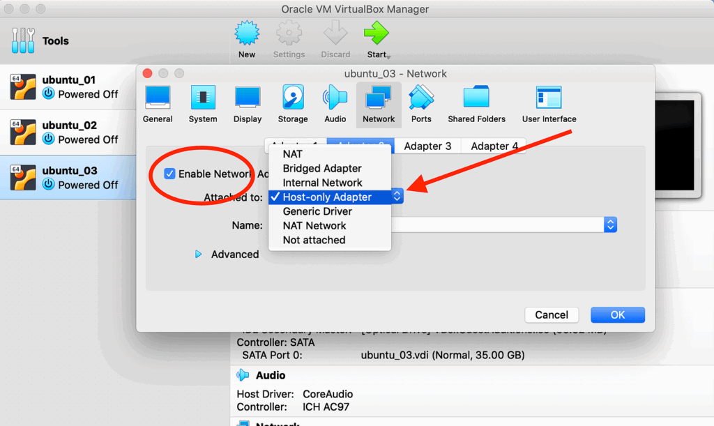 VirtualBox: Complete explanation of network types