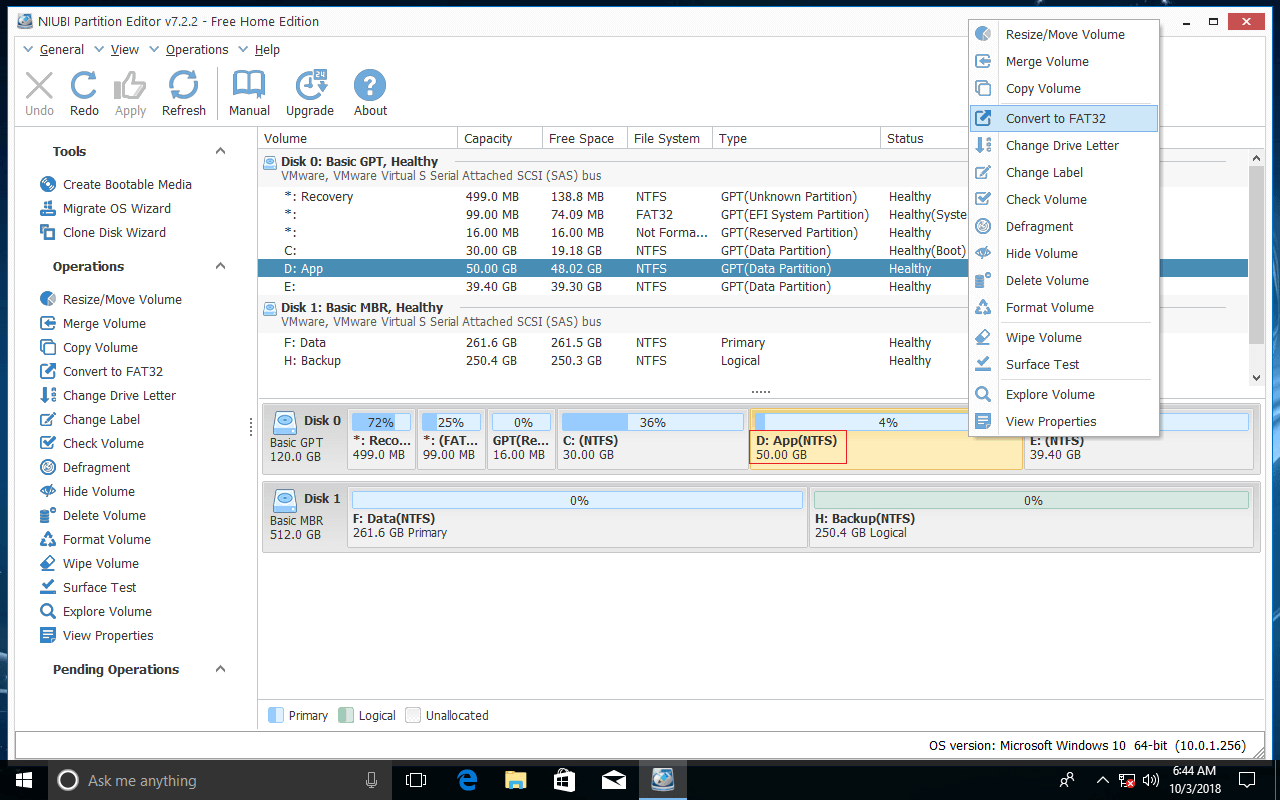 Motivos para convertir a NTFS
