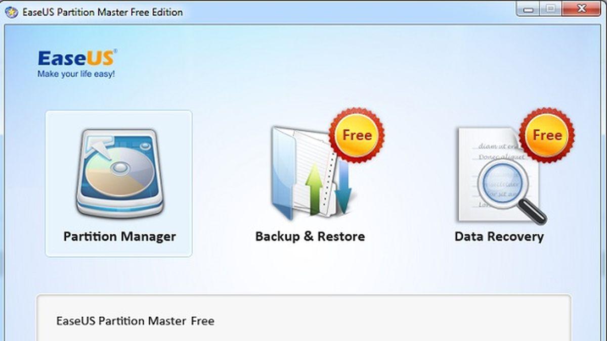 EaseUS Partition Master para unir particiones