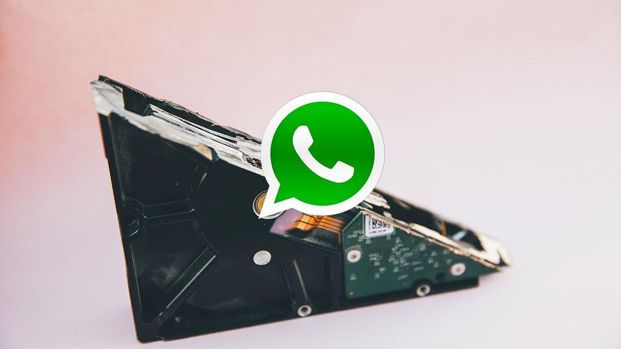 Tamaño de la copia de seguridad de WhatsApp
