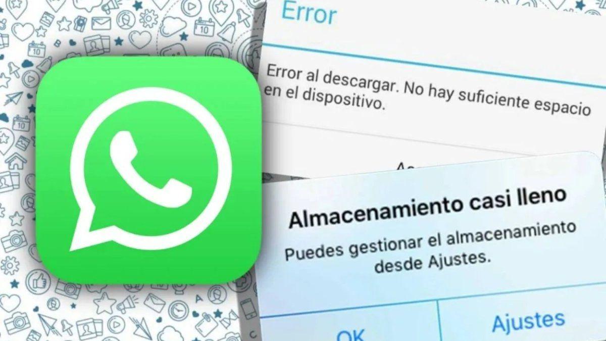 Consejos para liberar espacio en WhatsApp