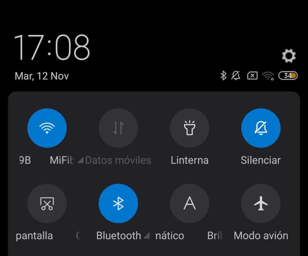 Diagnóstico Bluetooth en Xiaomi