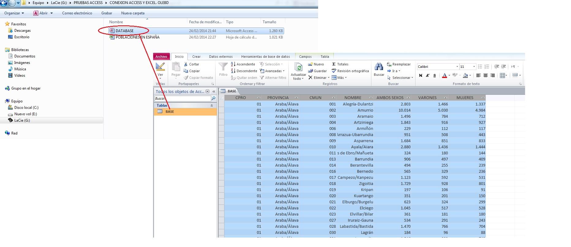 Conectar con Access usando System.Data.OleDb en powershell