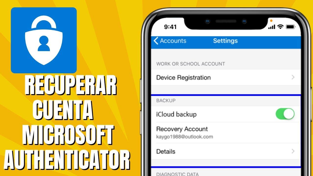 Restaurar copia de seguridad en Microsoft Authenticator