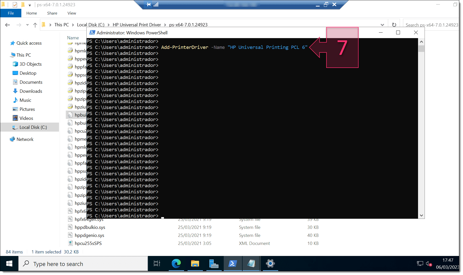 Administración de impresoras en red con PowerShell