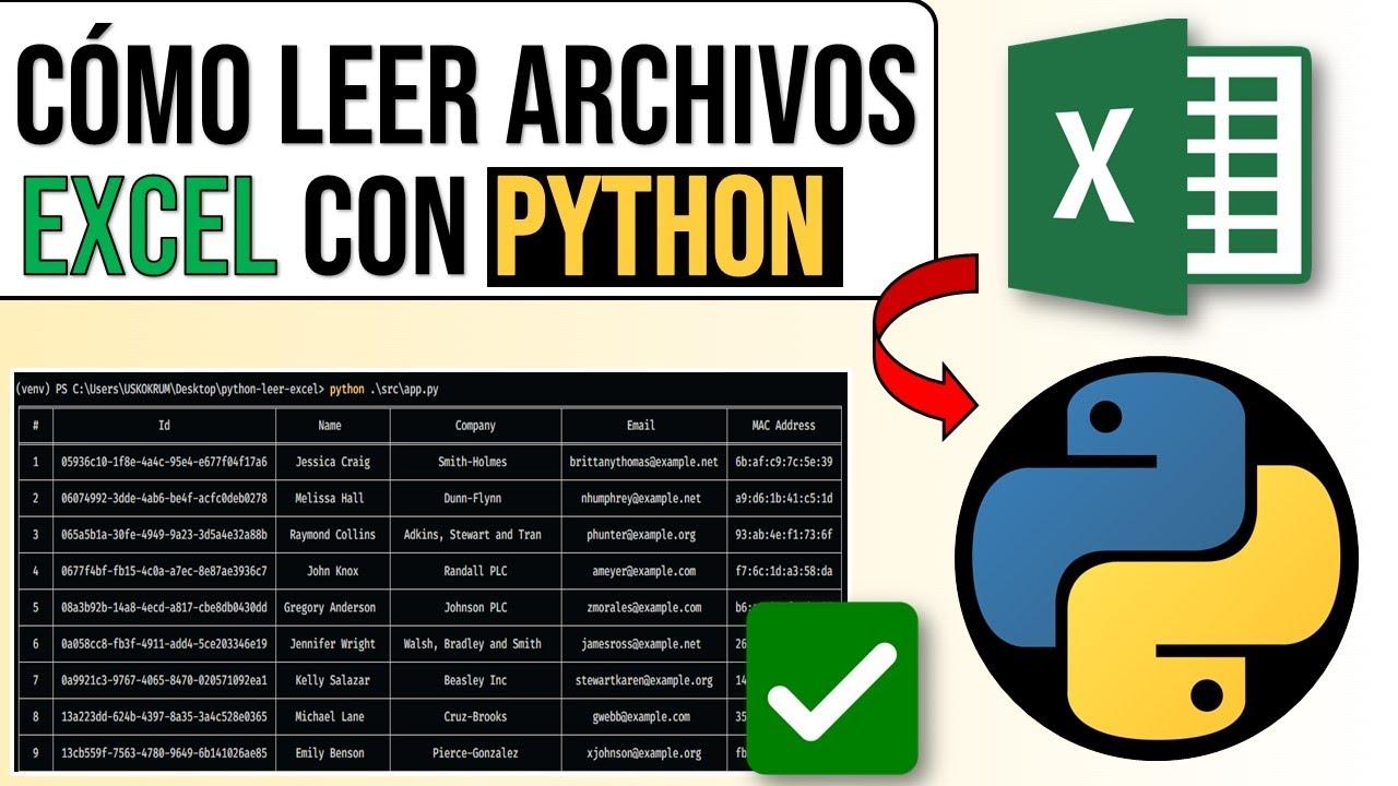 Trabajar con Excel en Python