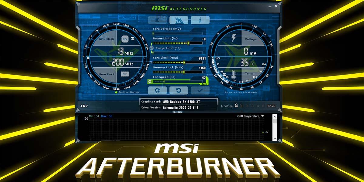 MSI Afterburner inicio Windows