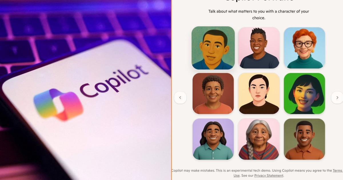 Avatares estilizados en Copilot