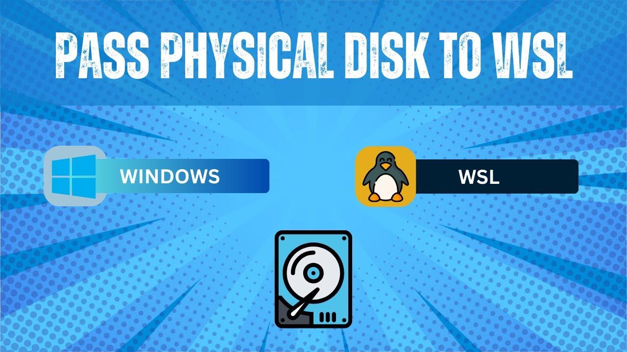 Montaje de discos ext4 en WSL2