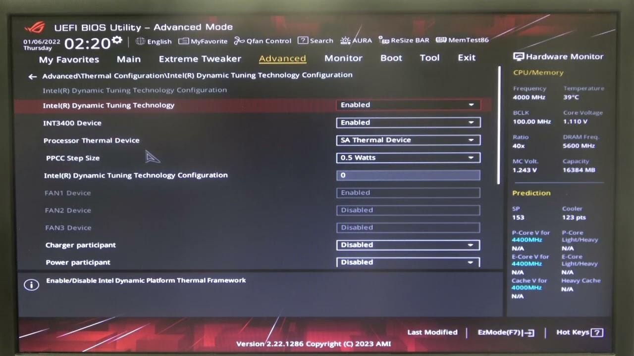 Qué es el “Dynamic Tuning” de Intel
