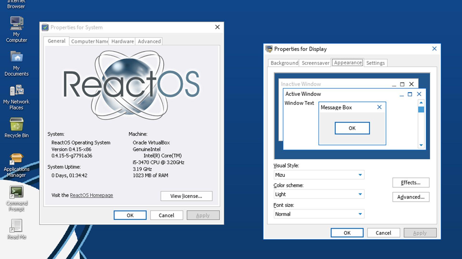 ReactOS y WDDM