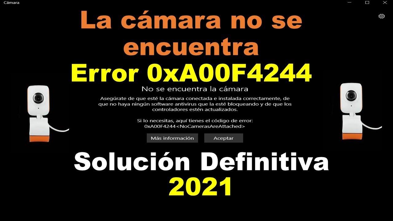 Soluciones Windows Hello 0xA00F4244