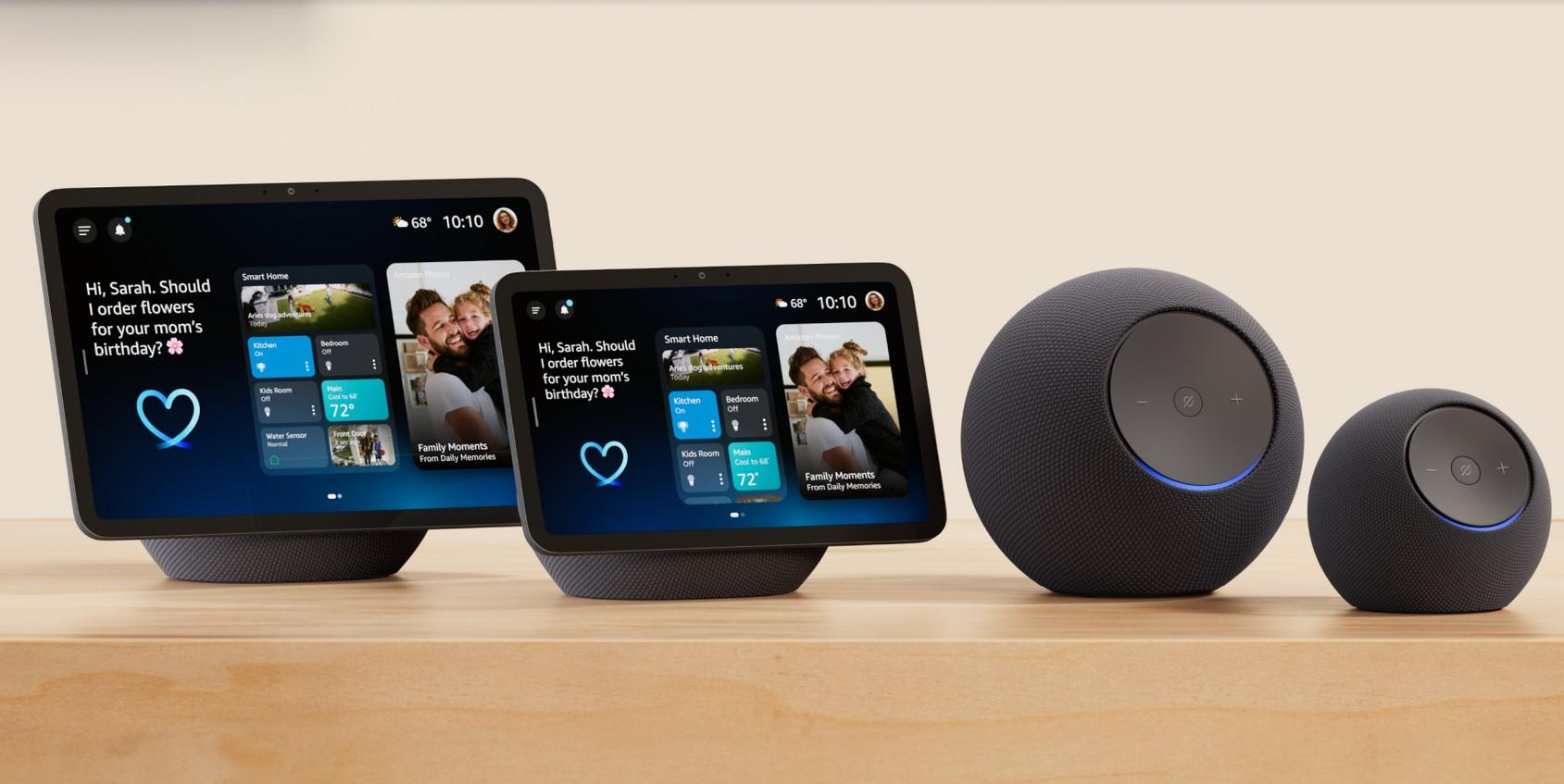 Nuevas pantallas Echo Show