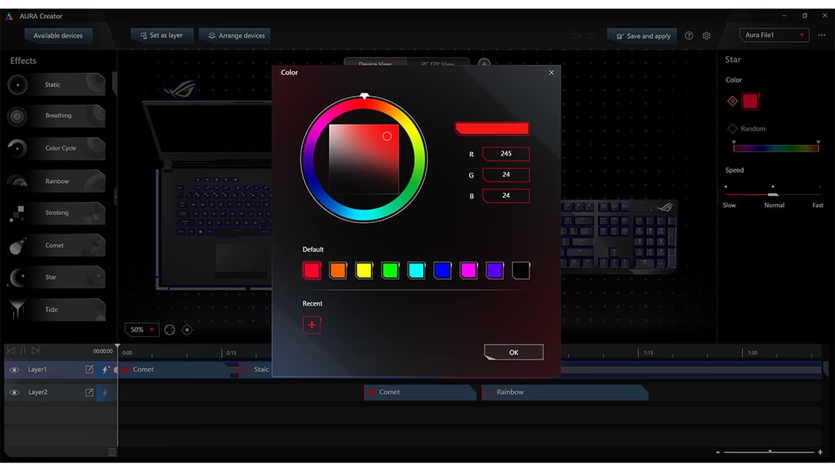 asus aura