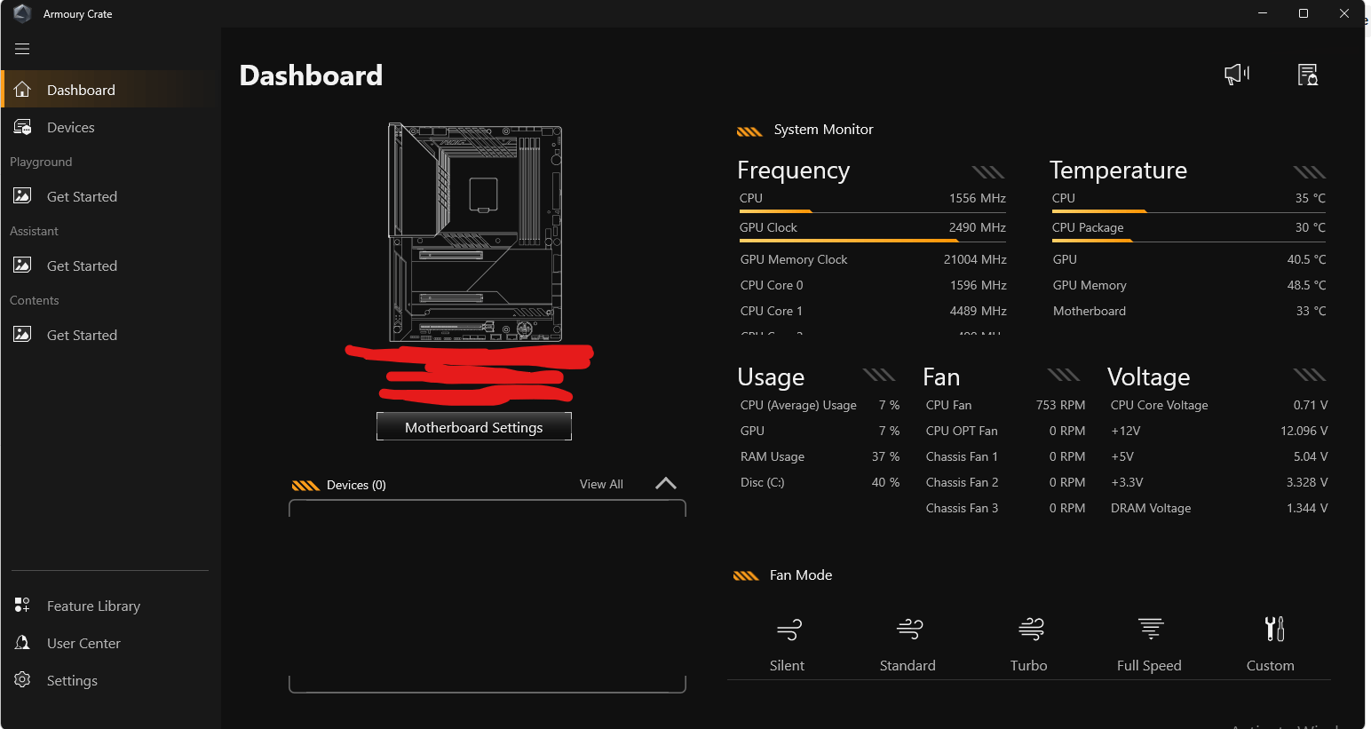 Armoury Crate y módulos de ASUS