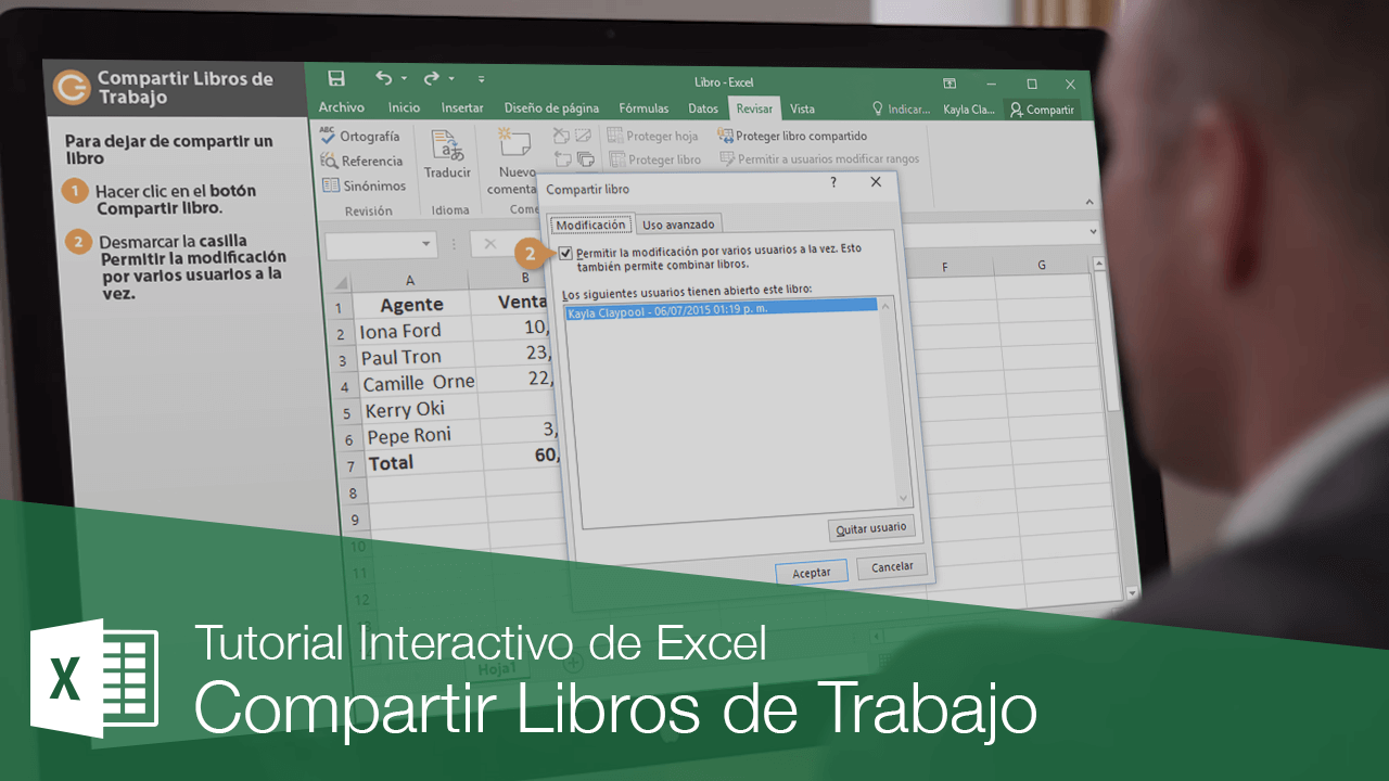 Guía para guardar y compartir libros de Excel