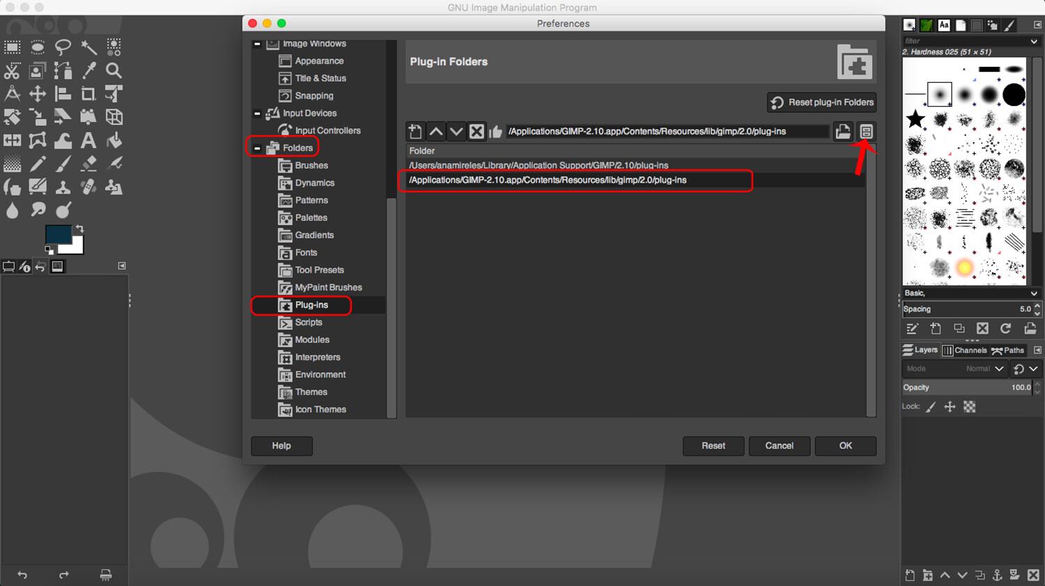 Guardar para la web en GIMP