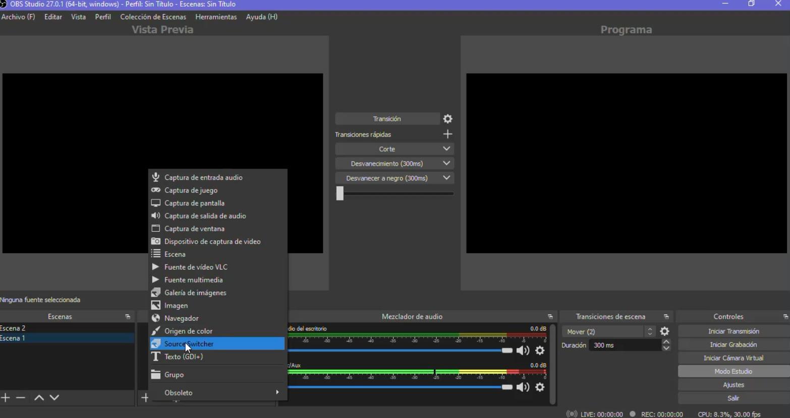 cómo instalar plugins en obs studio