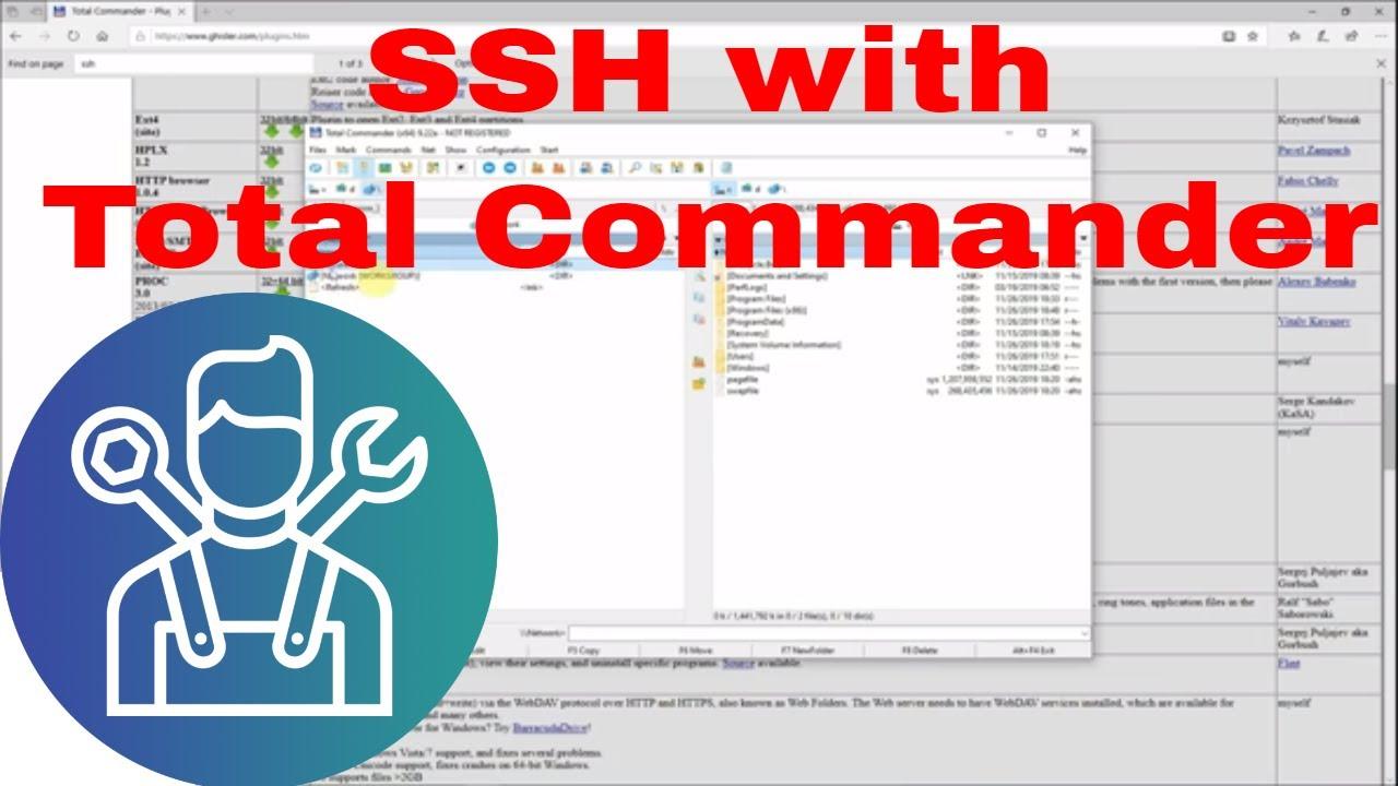 Instalación de plugins en Total Commander