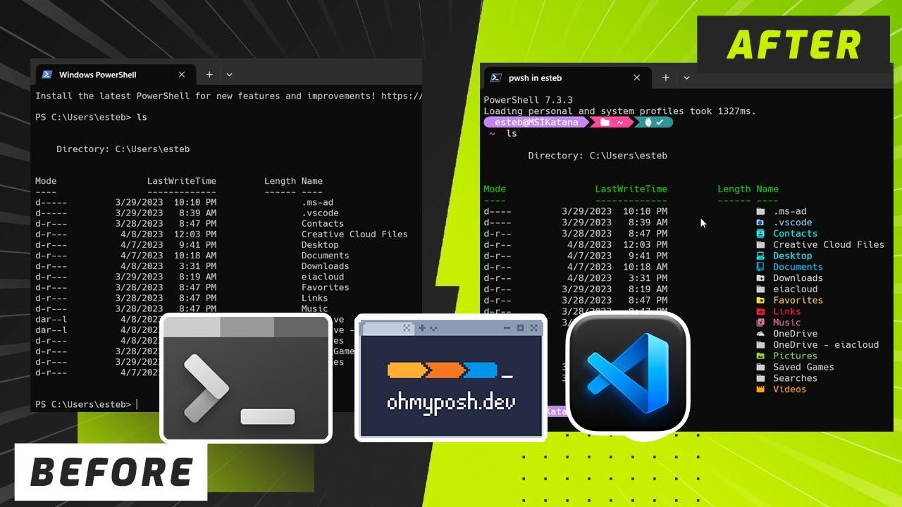 Personalizar colores en PowerShell