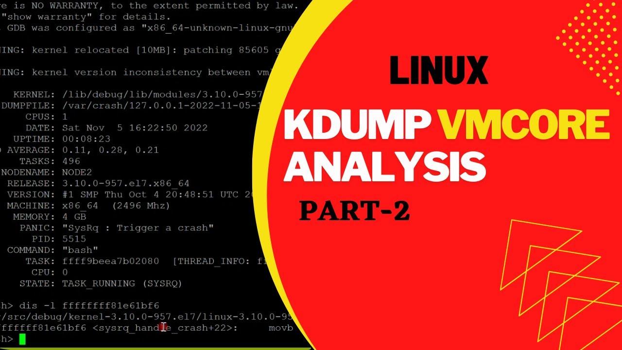 Guía de crash y kdump para Linux