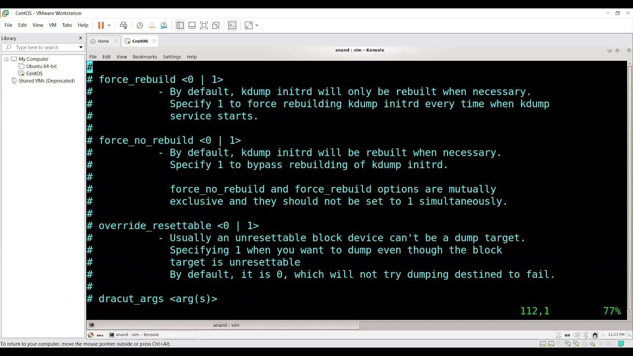 Conceptos de kdump y crash