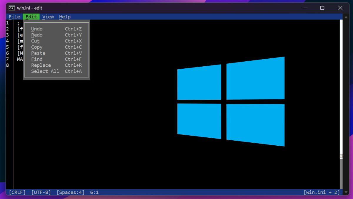 cómo usar el nuevo Edit en Windows