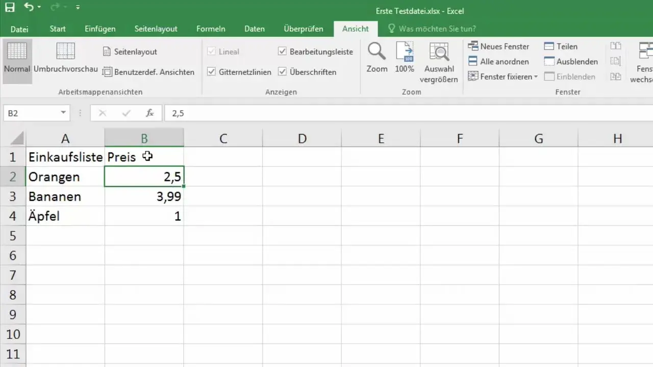 formatos de números en excel