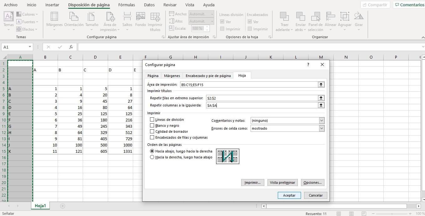 Escalar Excel a una página