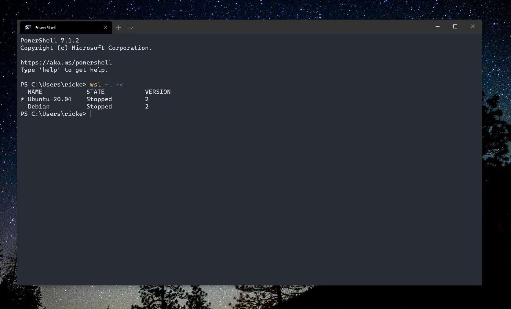 Importar distros Linux en WSL con tar