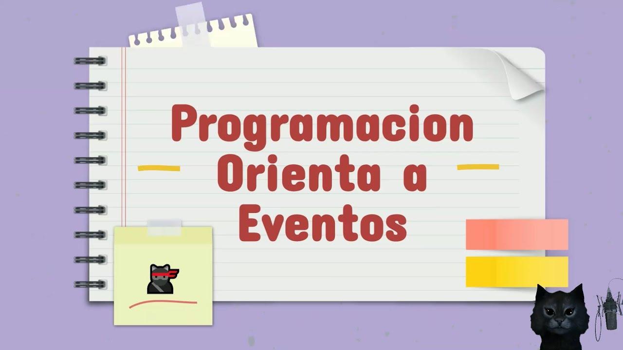 Esquema de flujo de eventos en una aplicación