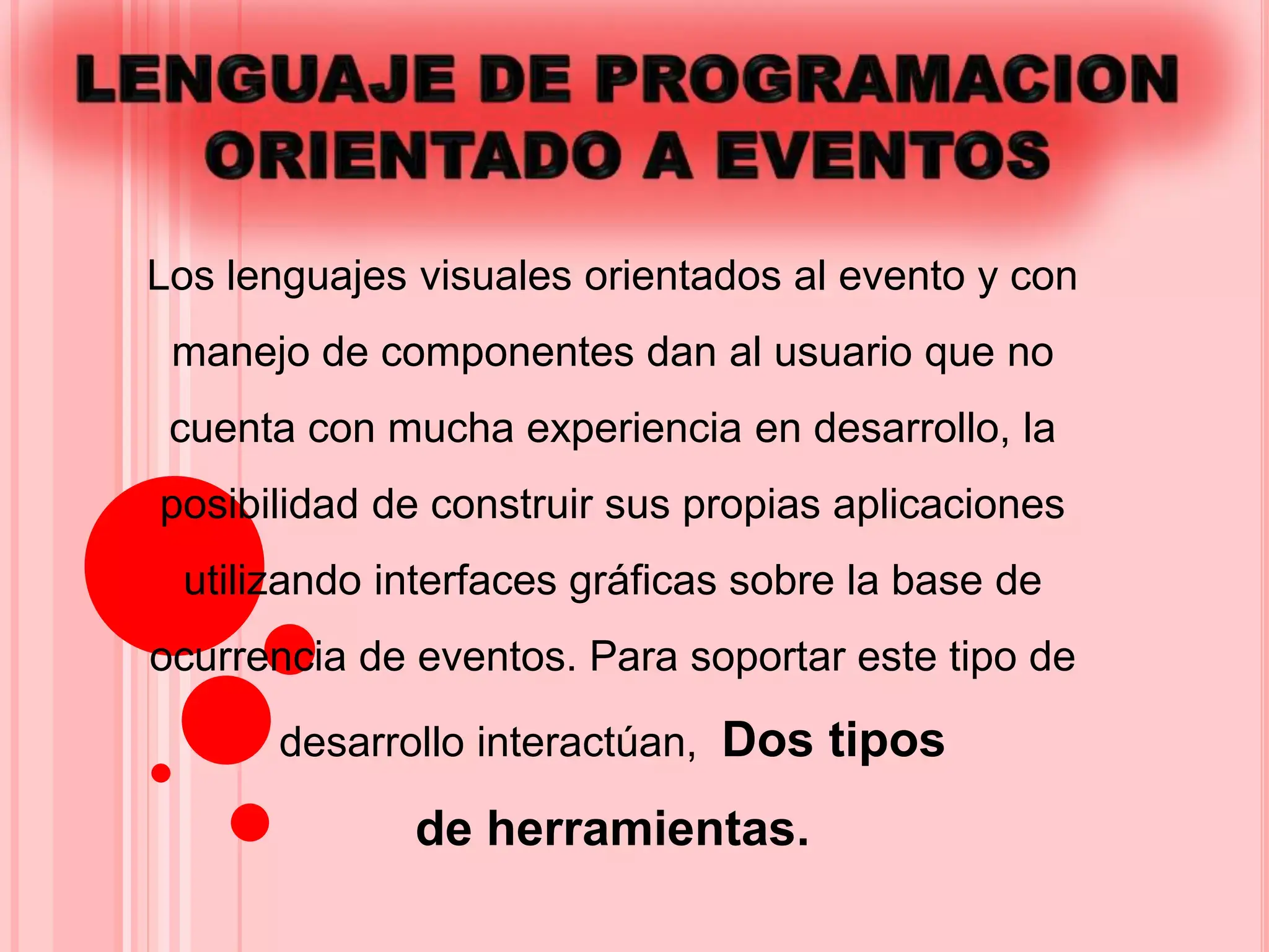 qué es la programación orientada a eventos