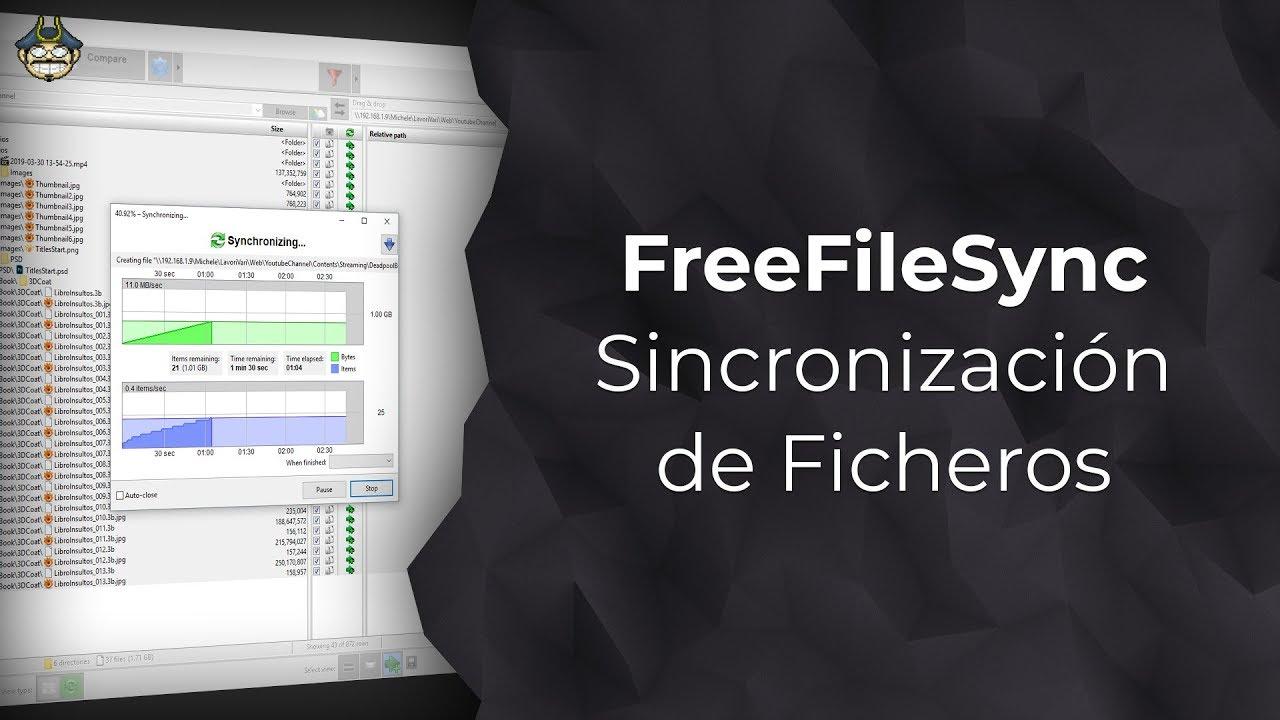 sincronizar carpetas locales y en red con FreeFileSync