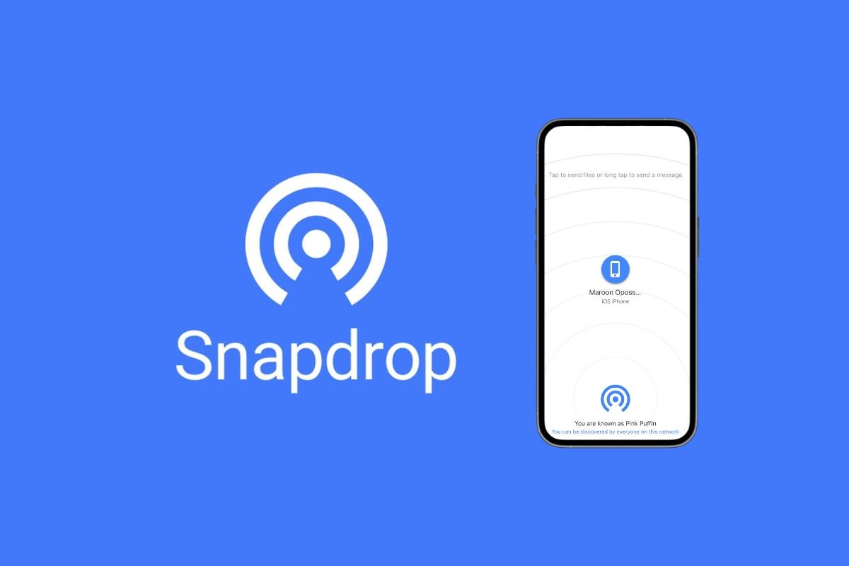 transferir archivos rápidamente con snapdrop