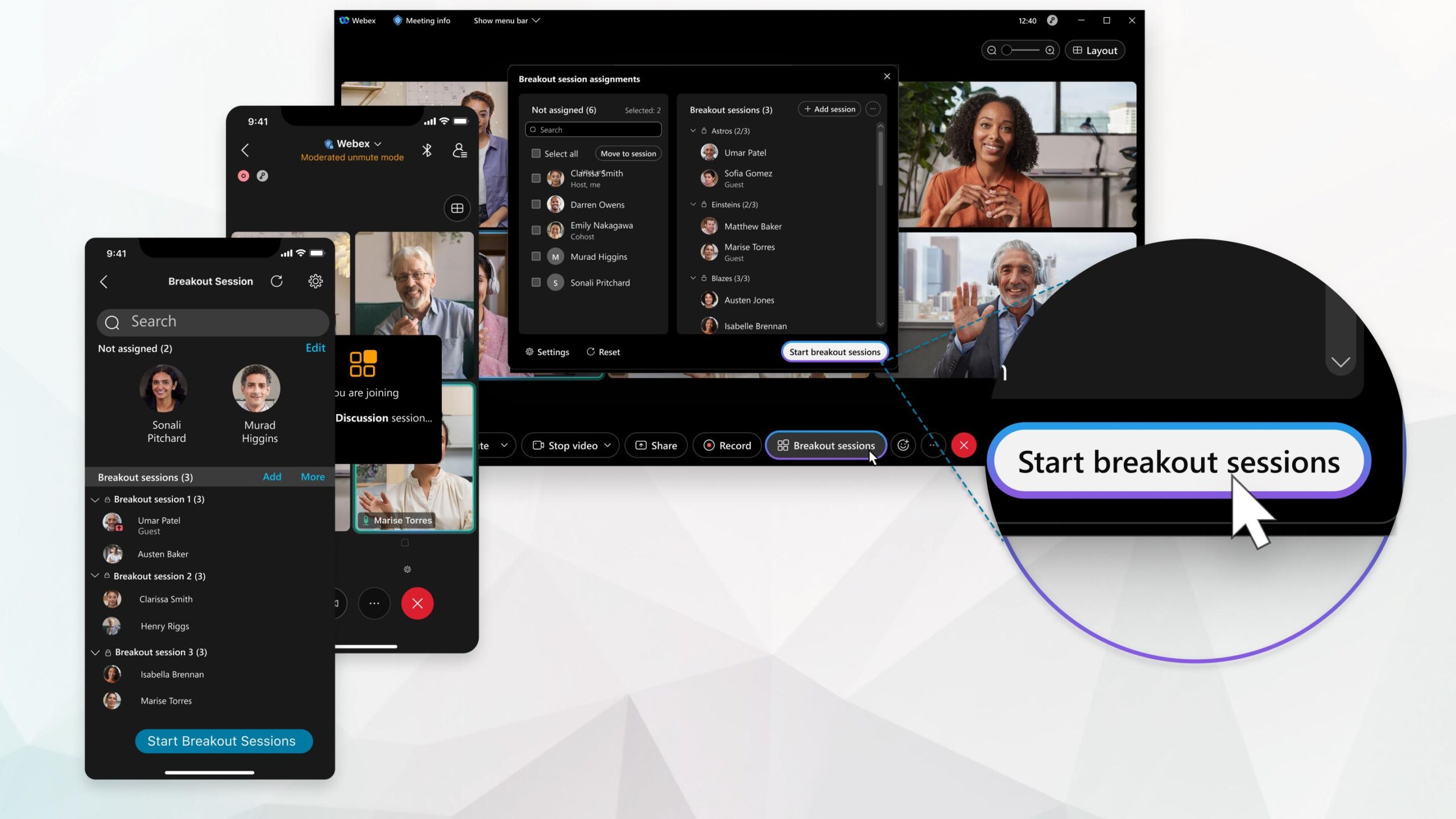 Reuniones en Webex