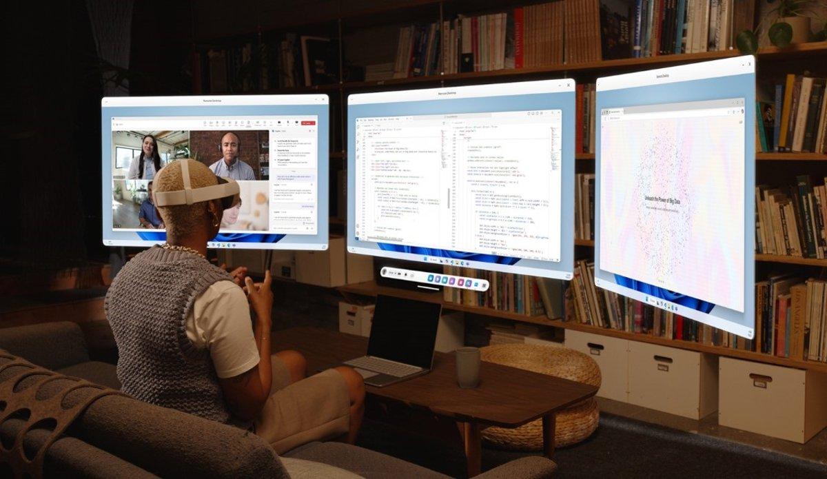 Escritorio remoto de Windows 11 en Meta Quest 3