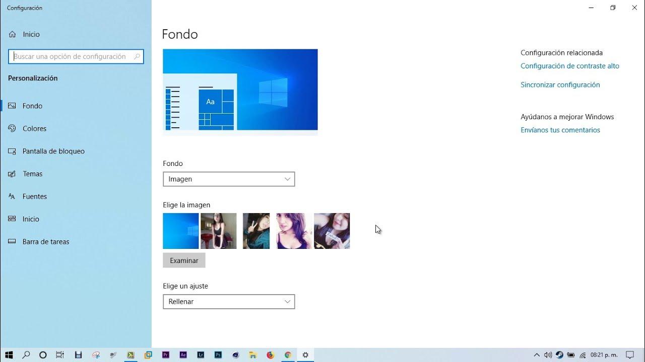 Fondo de pantalla desaparece tras reiniciar en Windows