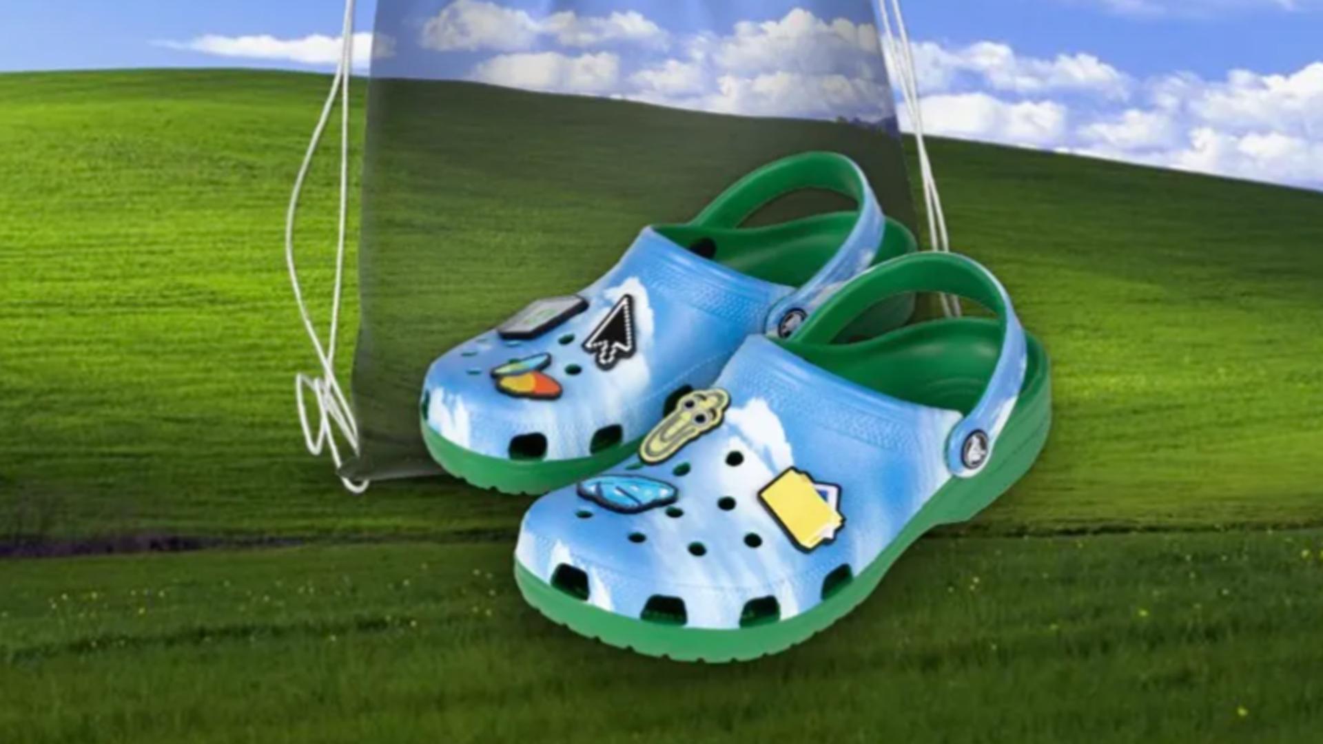 Crocs inspiradas en Windows XP