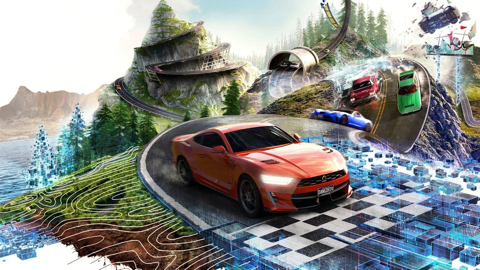 Captura de juego de carreras de mundo abierto