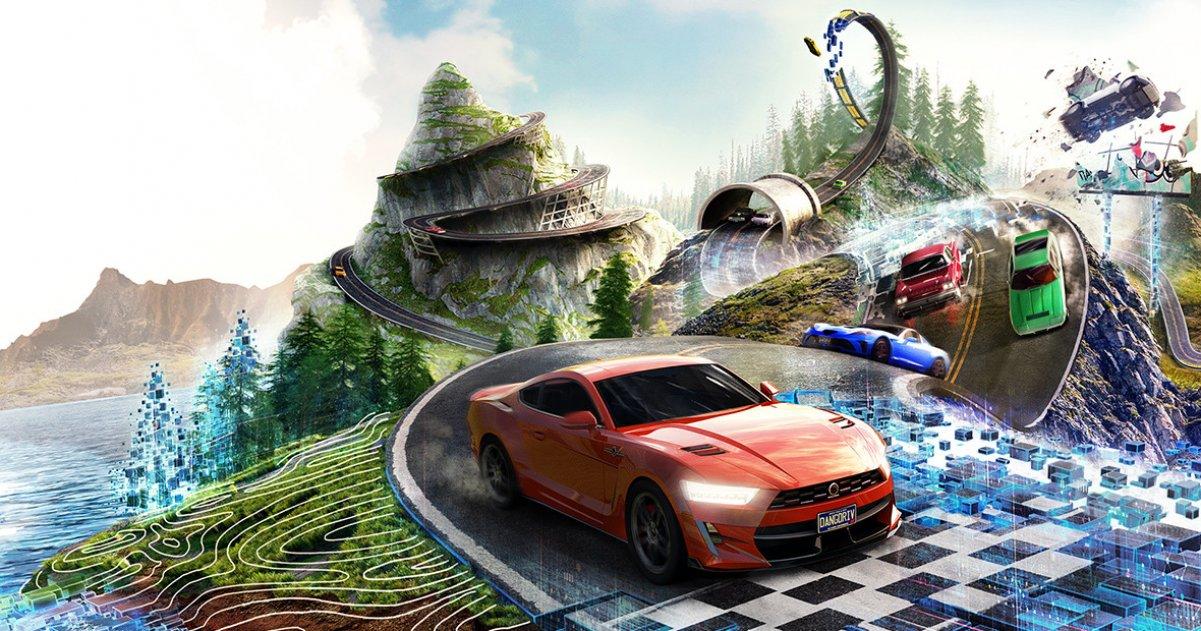 Editor de pistas en juego de conducción